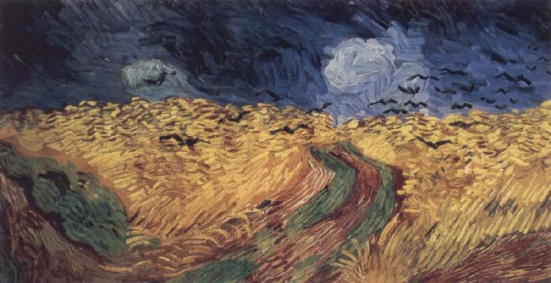 Vincent Van Gogh Wheatfield with Crows